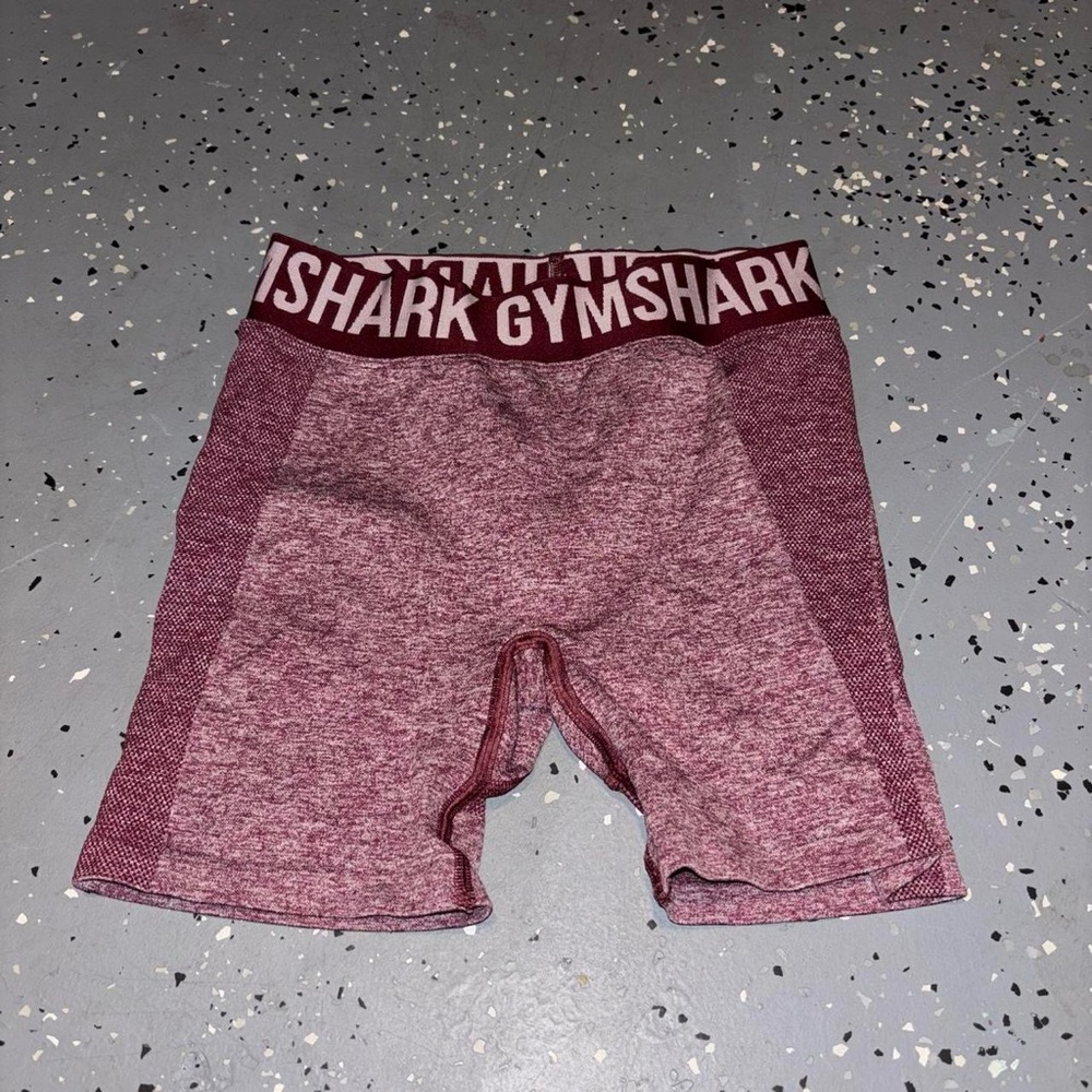 Gymshark Red Logo Band Flex Shorts